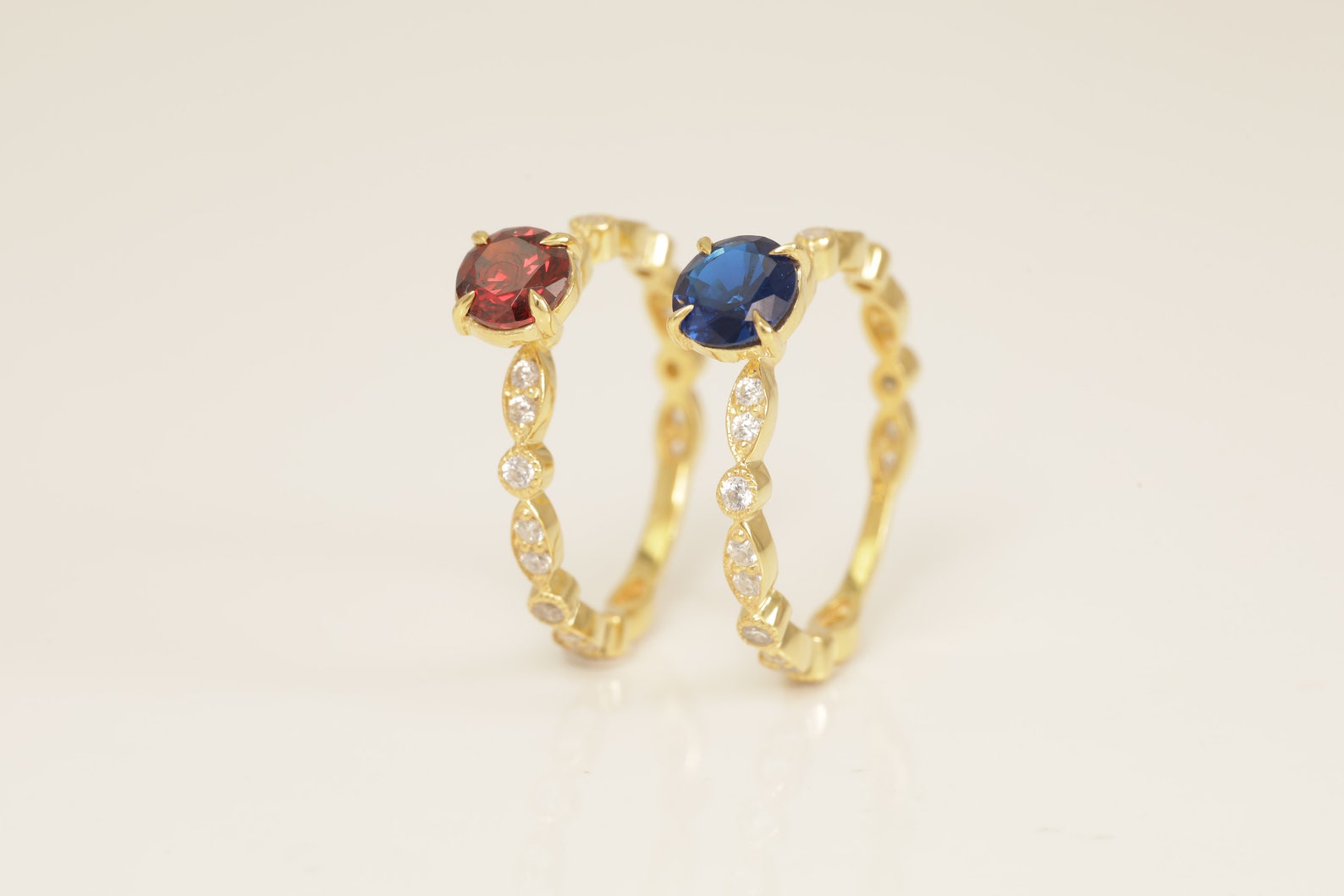 Art Deco Garnet Engagement Ring, Gemstone Wedding Ring, January Birthstone Ring, Marquise Vintage Wedding Ring, Anniversary Ring